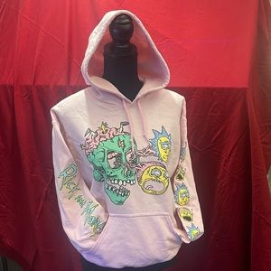 Pink Rick and Morty Sweatshirt